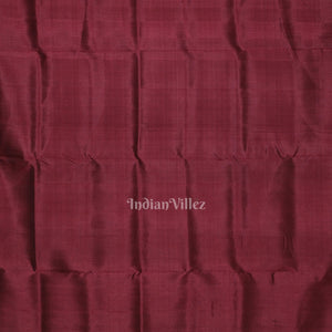 Cement Gray Maroon Floral Motif Sambalpuri Silk Saree