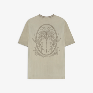 SUPERKICKS | PALM TEE { BEIGE/BROWN