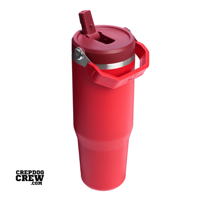 STANLEY Tumbler Mug IceFlow Flip Straw Chili Red 30 Oz