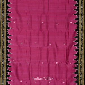 Maroon Butta Design Odisha Ikat Khandua Silk Saree