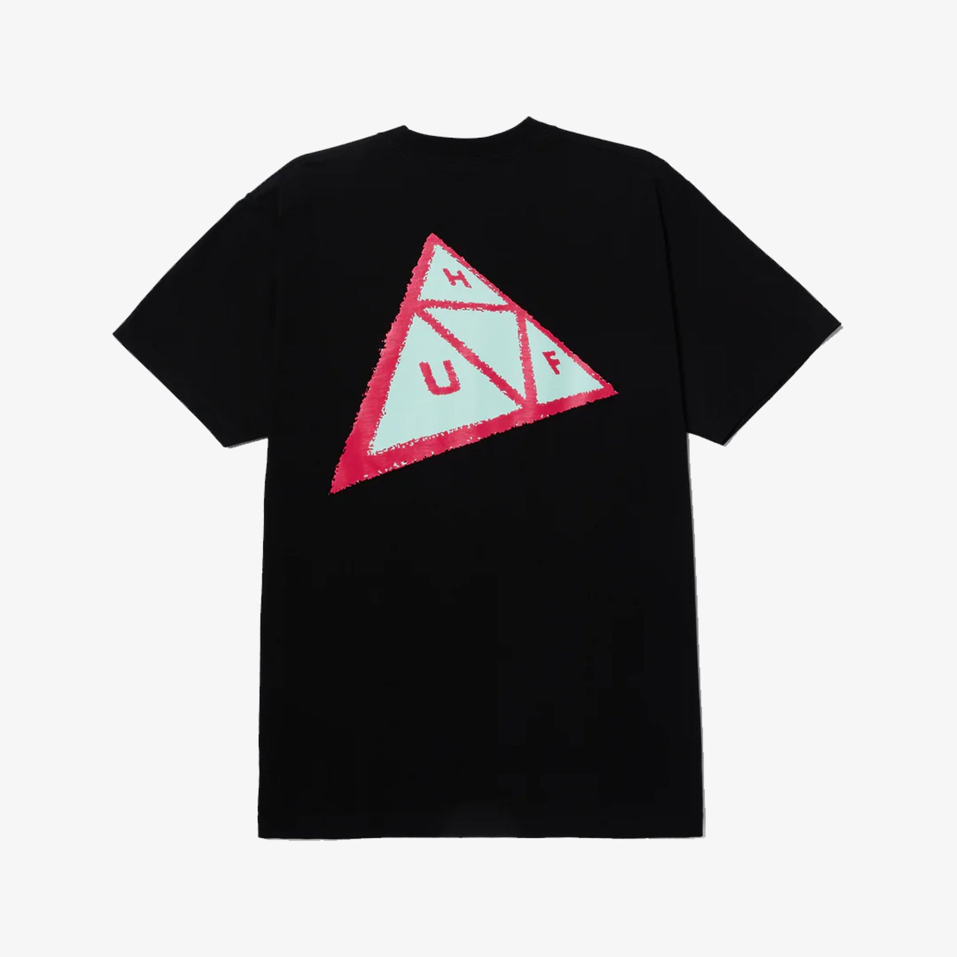 HUF | SKEWED TRIPLE TRIANGLE T-SHIRT  { BLACK