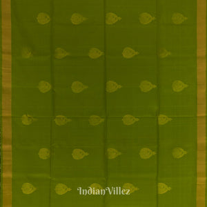 Parrot Green With Rani Pink Pure Kanjivaram Soft Silk Saree