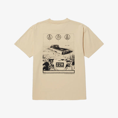 HUF | DIAGRAM DRAWING #1 T-SHIRT  { WHEAT