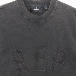 REPRESENT | REP APPLIQUE T-SHIRT { VINTAGE BLACK