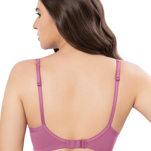 Cotton Casuals Padded Non-Wired Solid T-Shirt Bra - Malaga