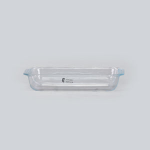 Milli Glass Rectangle Dish, Microwave safe - 1000ml by blacktree