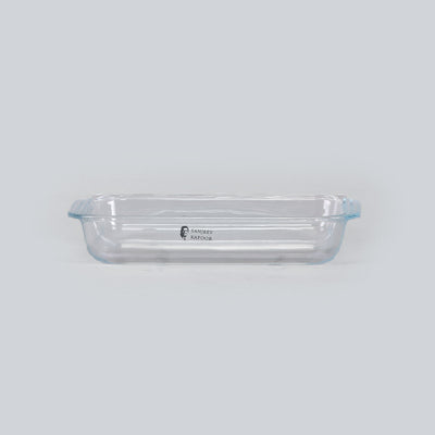 Milli Glass Rectangle Dish, Microwave safe - 1000ml by blacktree