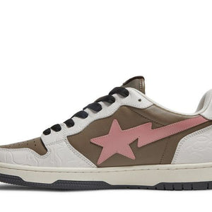 A Bathing Ape Bape Court Sta Brown Pink