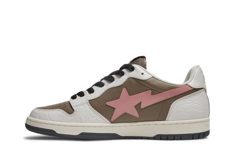 A Bathing Ape Bape Court Sta Brown Pink