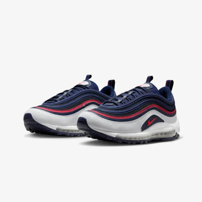 Nike | AIR MAX 97 { MIDNIGHT NAVY/TRACK RED-OBSIDIAN