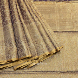 Light Purple Pure Kanjivaram Tissue Silk Saree