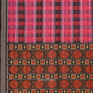 Multicolor Odisha Ikat Sambalpuri Pure Cotton Ikat Saree