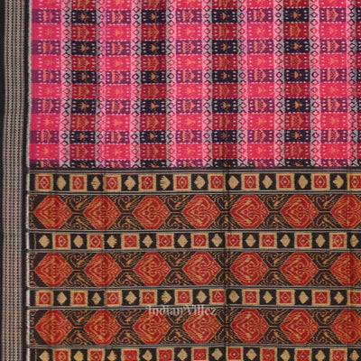 Multicolor Odisha Ikat Sambalpuri Pure Cotton Ikat Saree