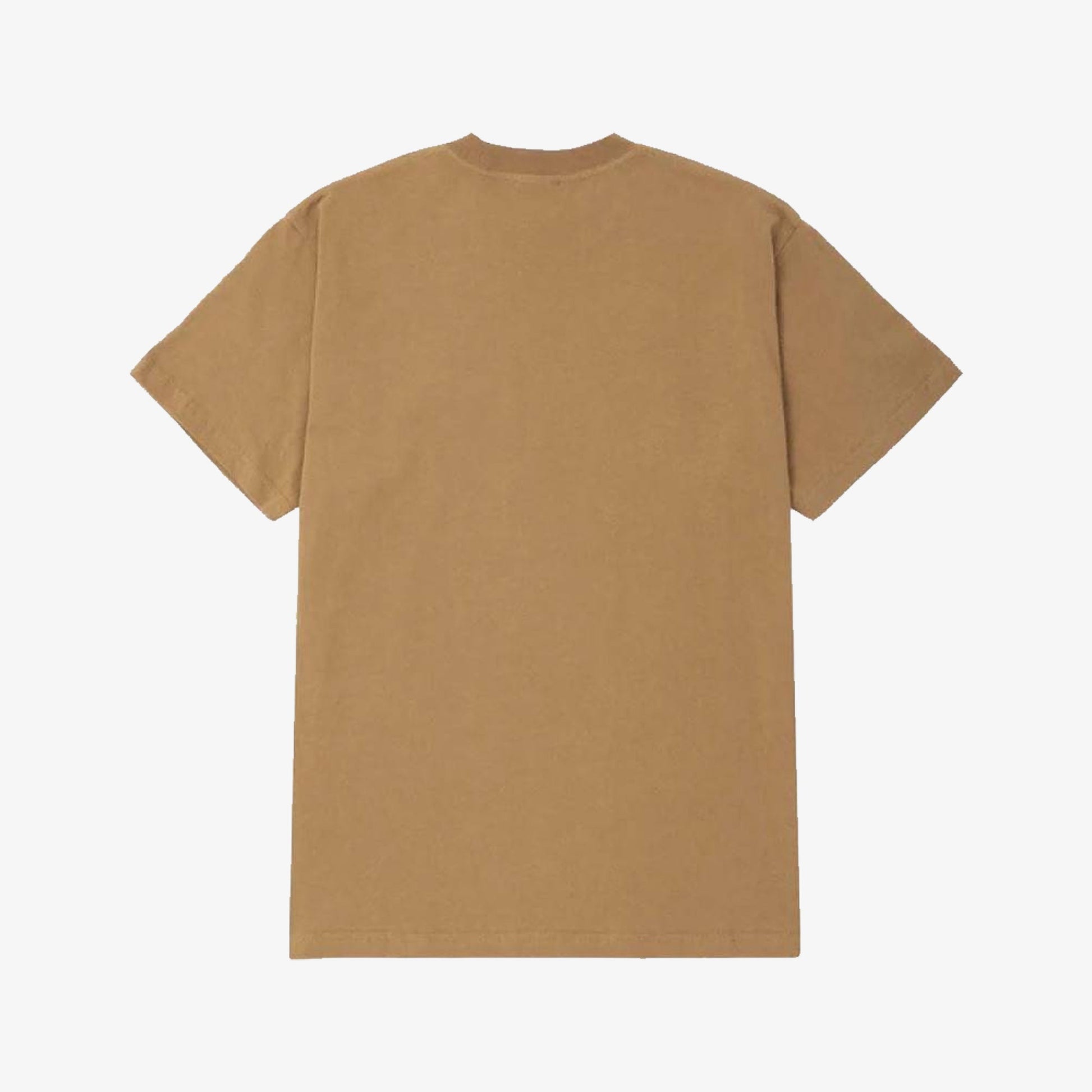HUF | UPSIDE DOWNTOWN T-SHIRT  { CAMEL