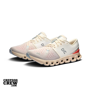 On Running Cloud X 4 Ivory Salmon (W)