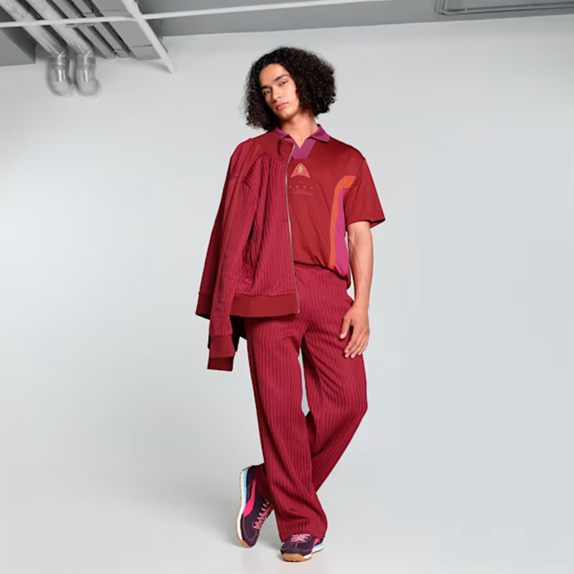 PUMA | PLAYERS LANE T7 PANTS { RED