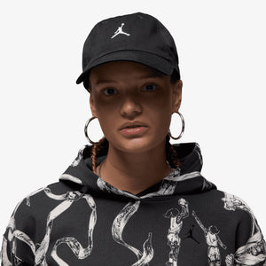 Jordan | UNSTRUCTURED CURVED-BILL HAT { BLACK