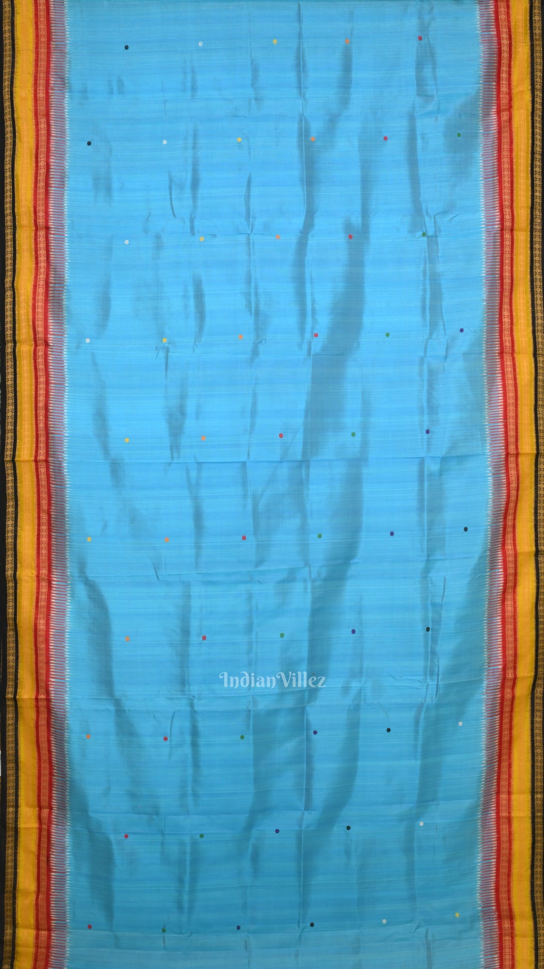 Blue Kathiphera Odisha ikat Khandua Silk saree