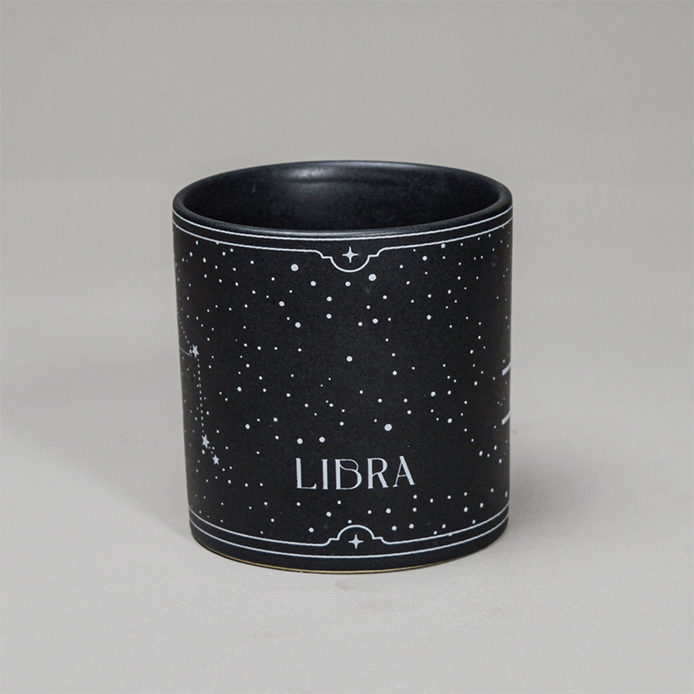 Black - Ceramic Sunsign Theme Coffee Mug Libra (350ml)