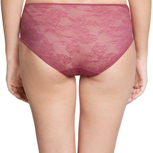 Lace Low Rise Seamed Hipster Panty - Malaga