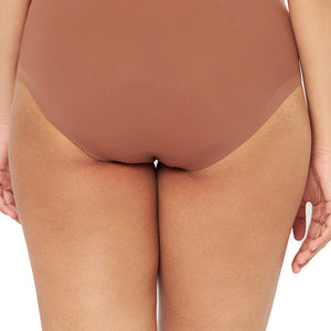 Vanish Solid High Rise Brief Seamless Panty - Caramel Nude