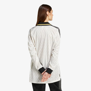 Adidas Originals | RETRO SPORTS CRICKET-INSPIRED LONG SLEEVE JERSEY { OFF WHITE