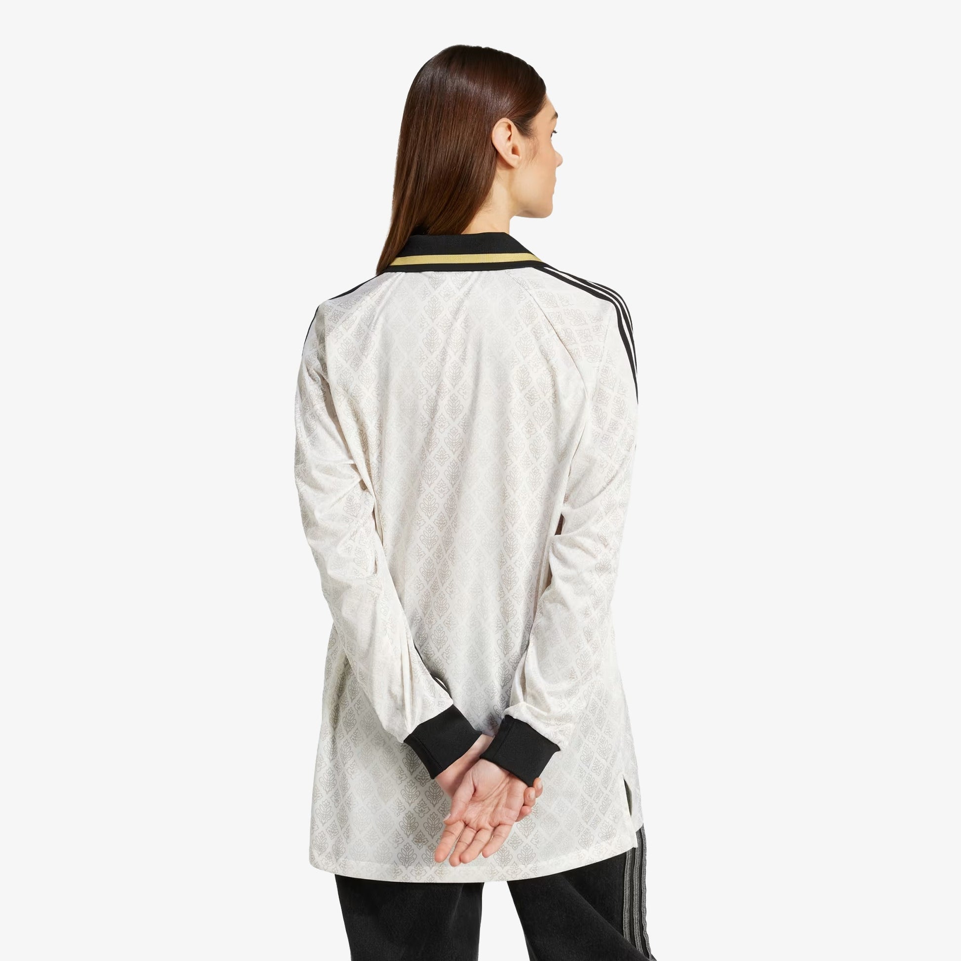 Adidas Originals | RETRO SPORTS CRICKET-INSPIRED LONG SLEEVE JERSEY { OFF WHITE