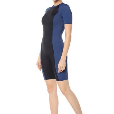 Leg Suit With Sleeves - Nero With Jeans