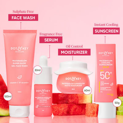 Watermelon Oil Free + Luminous Skin Combo