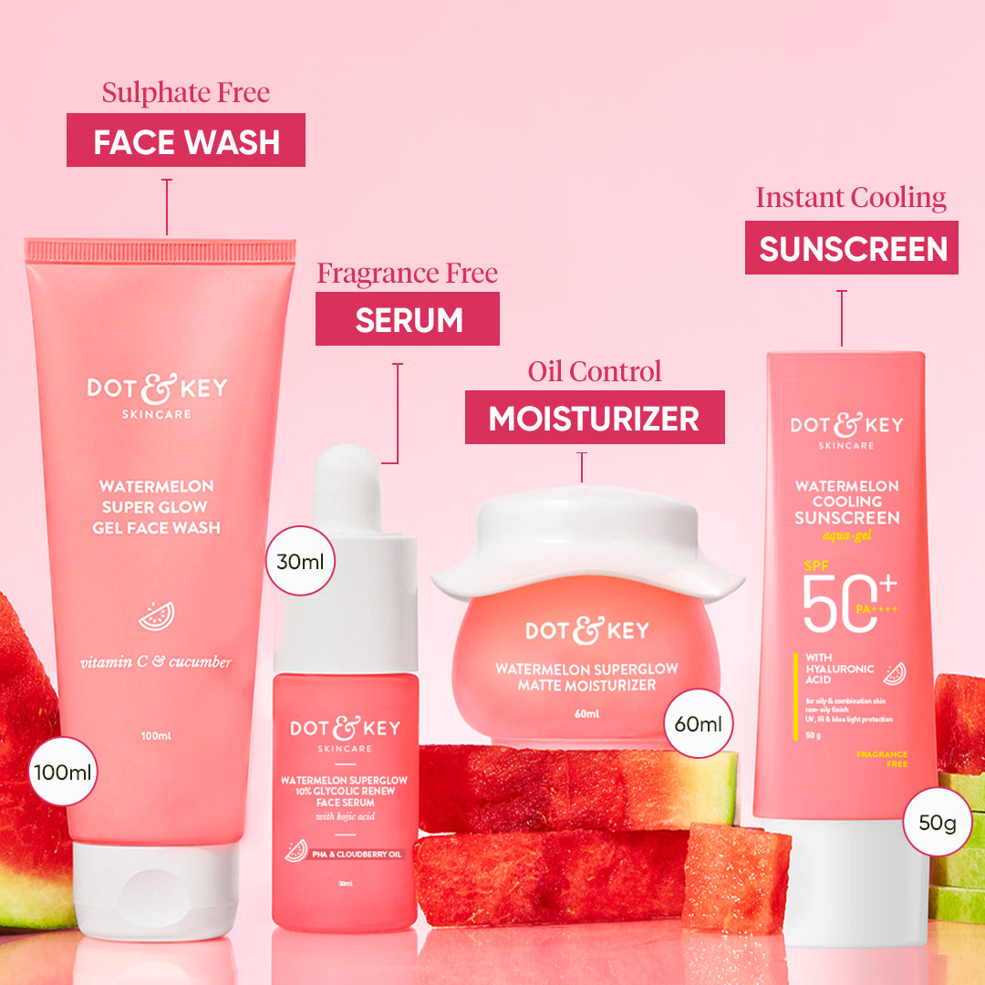 Watermelon Oil Free + Luminous Skin Combo