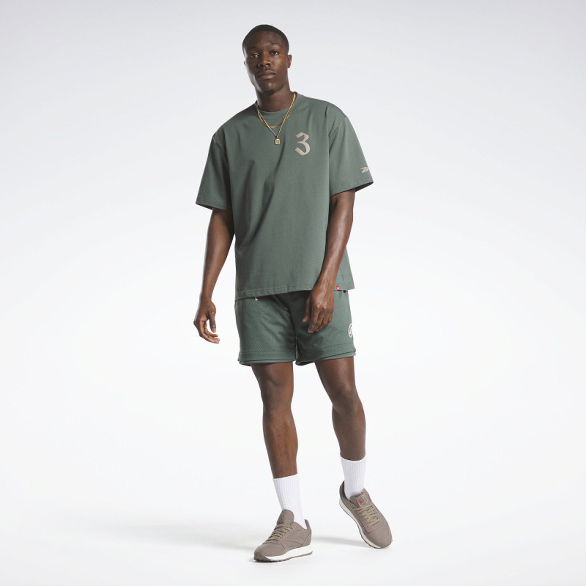 REEBOK | GRAPHIC TEE (SHORT SLEEVE) { GREEN