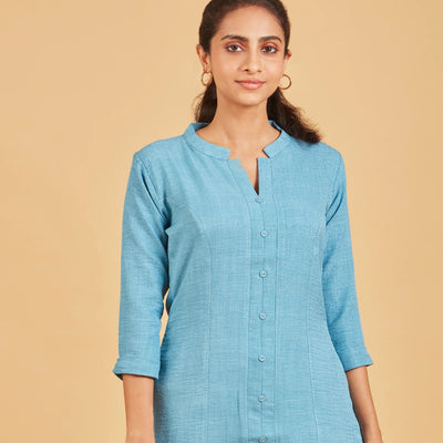 Sky Blue Short Top