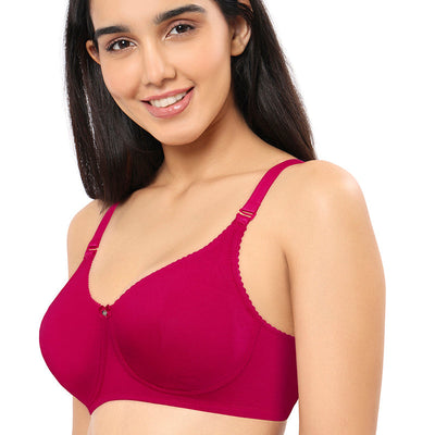 All Day Comfort Non-Padded & Non-Wired Bra - Cherries Jubilee