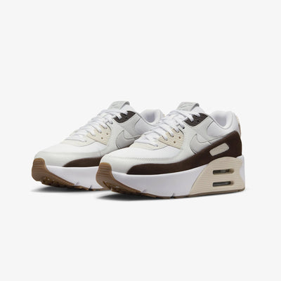 Nike | AIR MAX 90 LV8  { WHITE/PHOTON DUST-BAROQUE BROWN