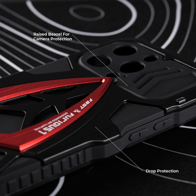 iPhone 14 Aventador Metal Silicone Hybrid Case