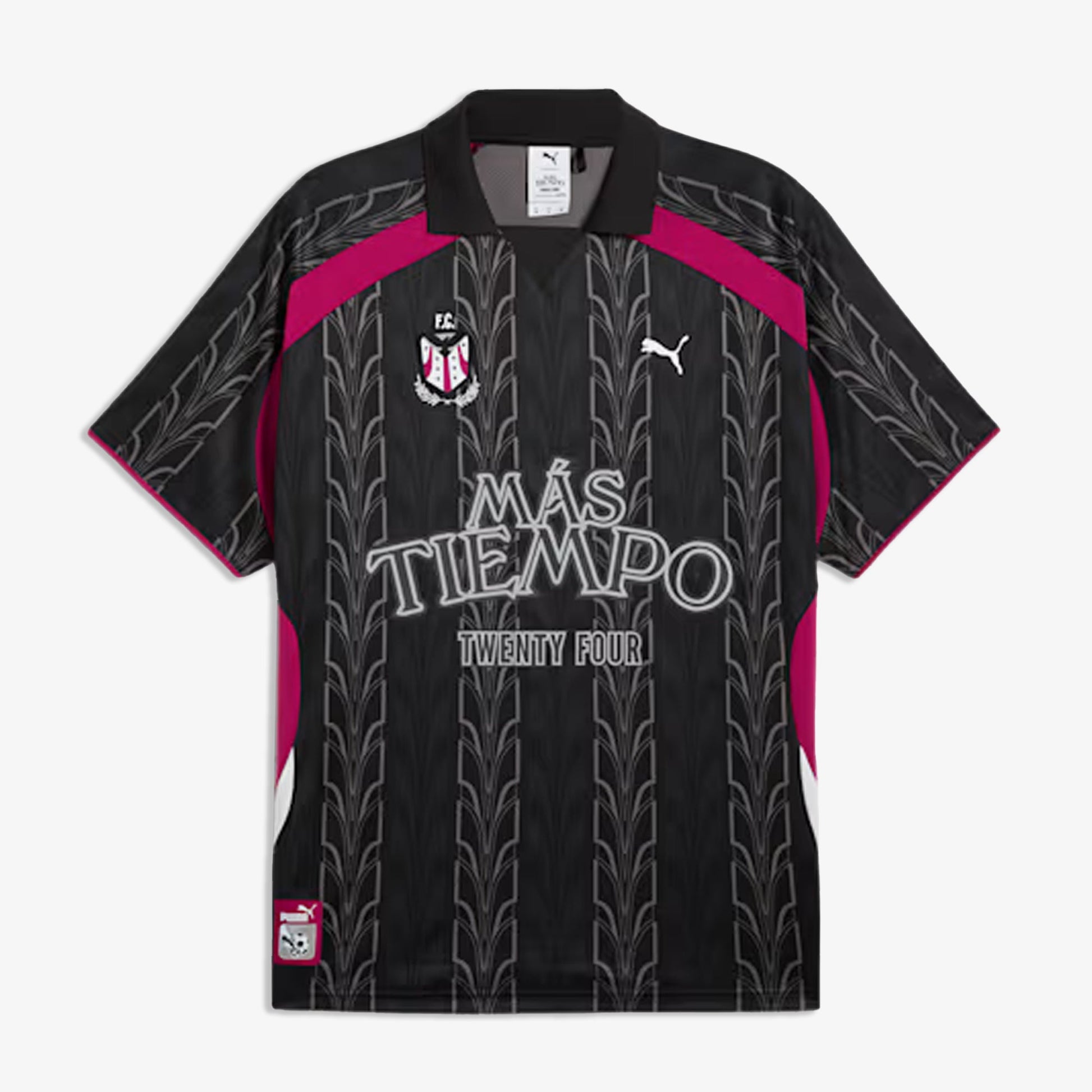 PUMA | X MAS TIEMPO RELAXED FIT JERSEY { BLACK/PINK