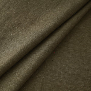 Green - 2/40 Twill Cotton Handspun Handloom Natural Dyed Plain Fabric 14