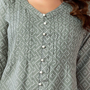 grey-bandhani-printed-pure-cotton-top