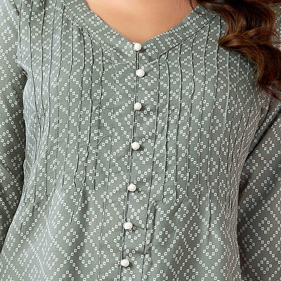 grey-bandhani-printed-pure-cotton-top