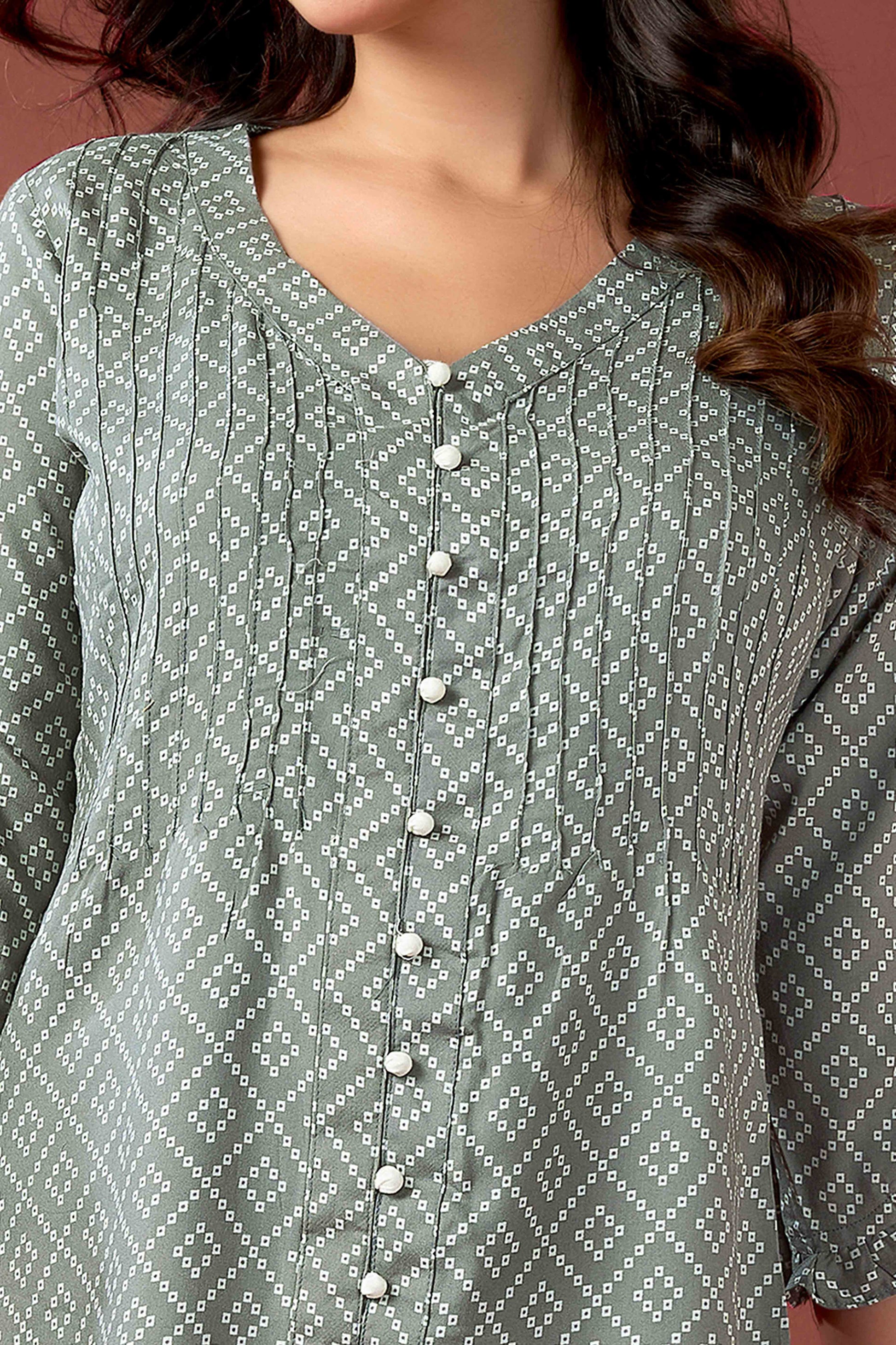 grey-bandhani-printed-pure-cotton-top