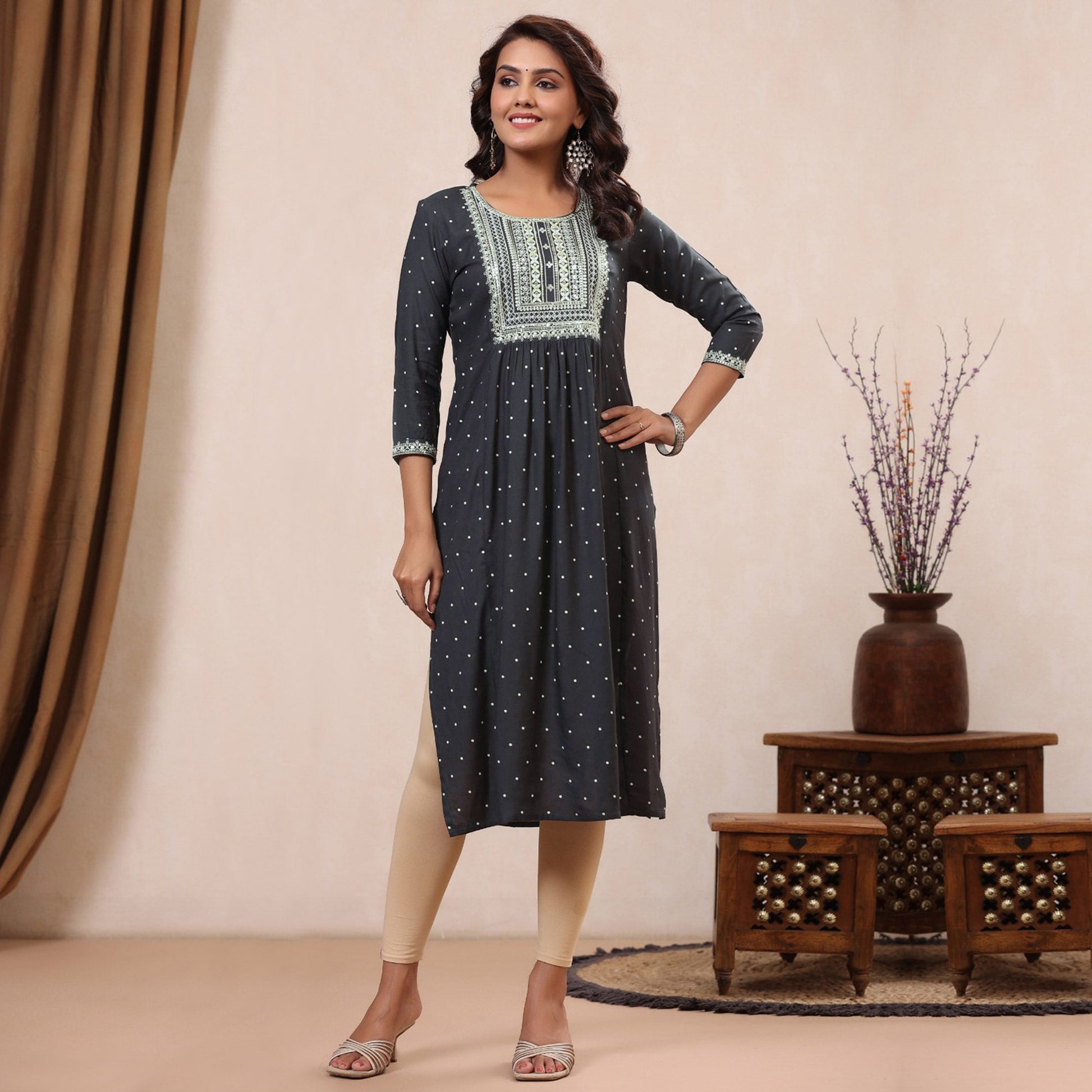 grey-floral-embroidered-rayon-kurti-2