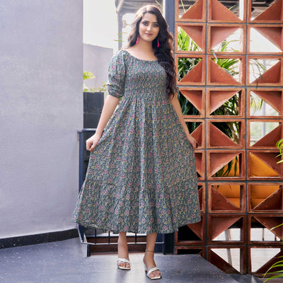 grey-floral-printed-pure-cotton-maxi-dress