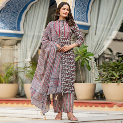 grey-floral-printed-pure-cotton-straight-salwar-suit