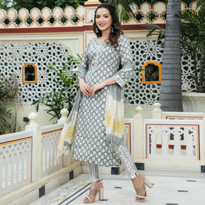 grey-floral-foil-printed-rayon-suit-1