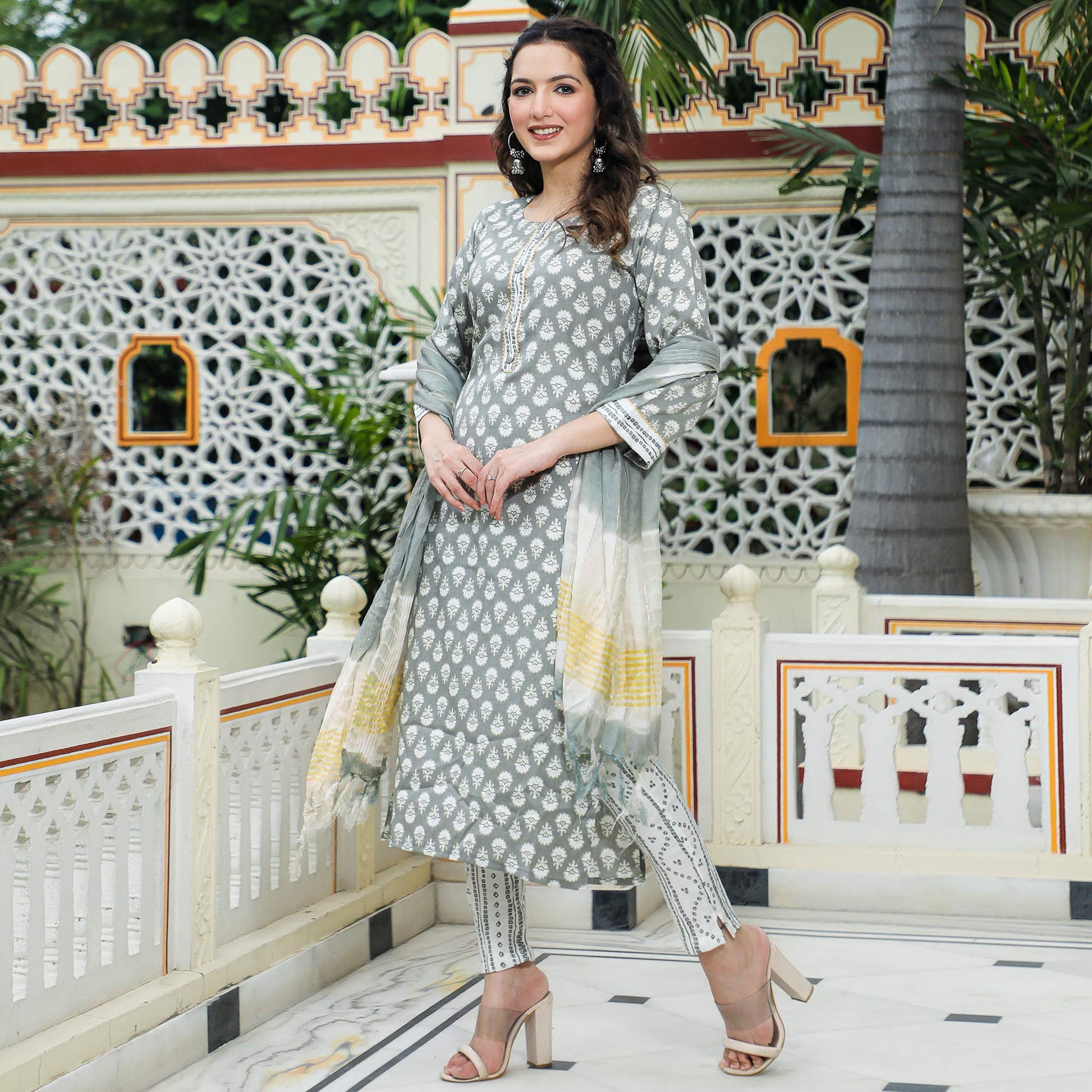 grey-floral-foil-printed-rayon-suit-1