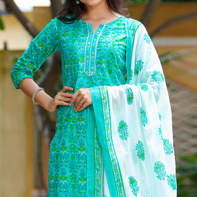 3-green-floral-printed-pure-cotton-salwar-suit