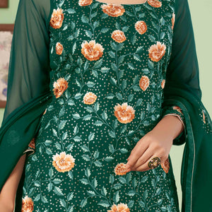 green-floral-sequins-embroidered-georgette-semi-stitched-suit-16