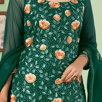 green-floral-sequins-embroidered-georgette-semi-stitched-suit-16