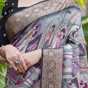 grey-abstract-print-printed-viscose-saree