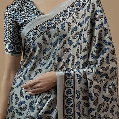 grey-ajrakh-printed-satin-saree-with-tassels-8